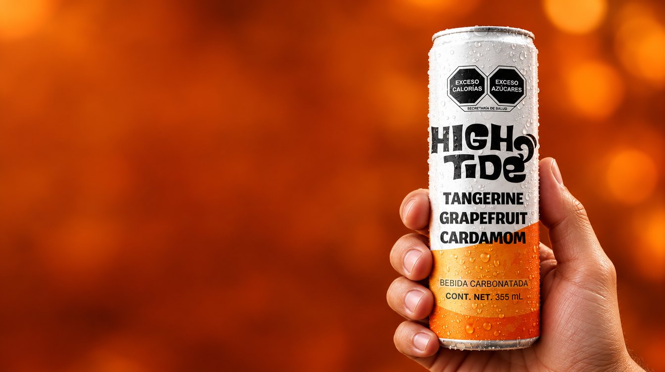 High Tide Tangerine Grapefruit & Cardamom 1x355 ml