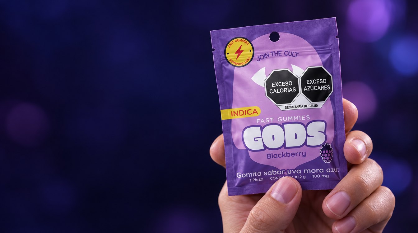 Fast Gummies Black Berry