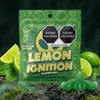 Gomitas Stellar Chews sabor Lemon Ignition, paquete de 10 piezas de 50 mg.