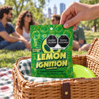 Stellar Chews Lemon Ignition, 10 piezas de 50 mg: momento 1