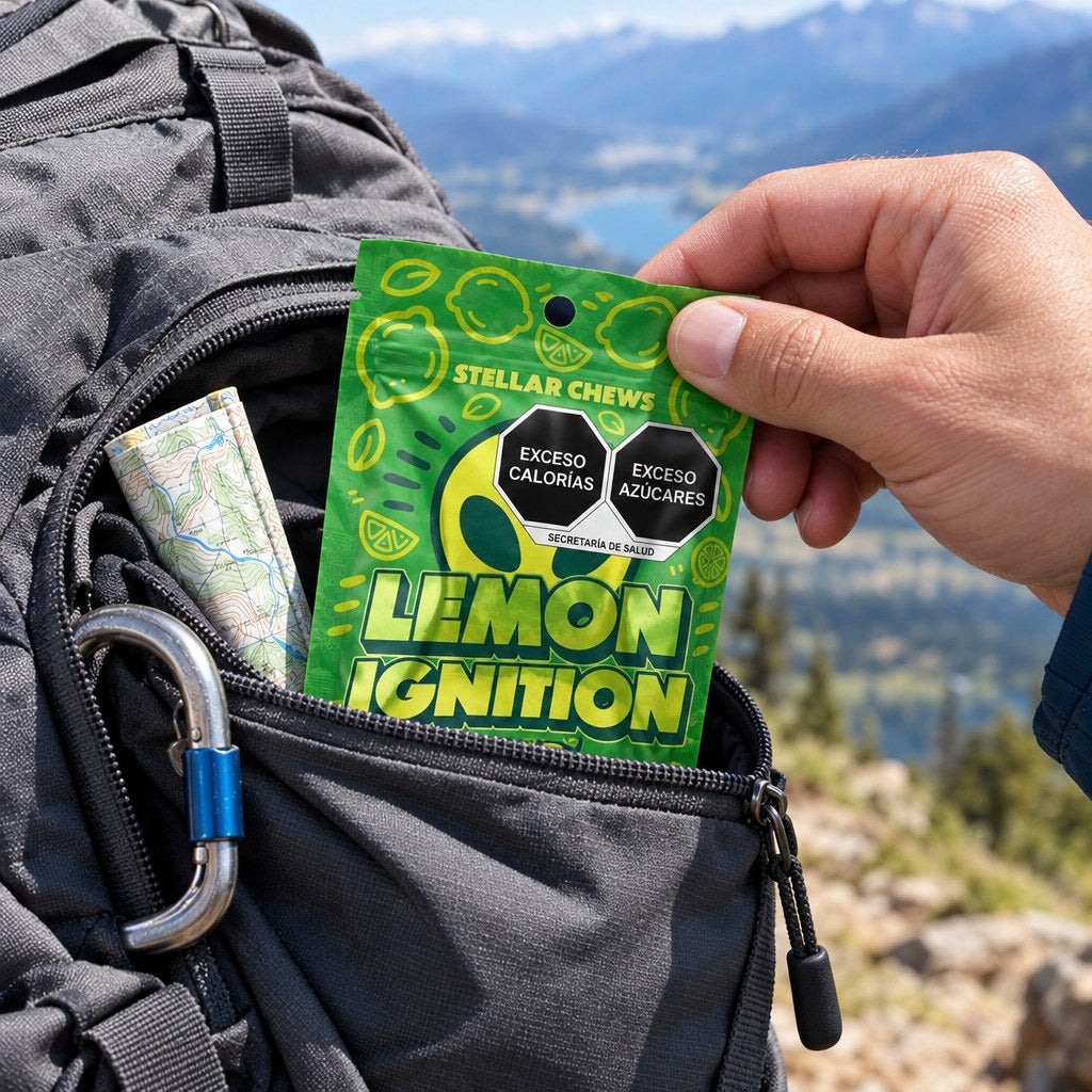 Stellar Chews Lemon Ignition, 1 pieza de 100 mg: momento 1
