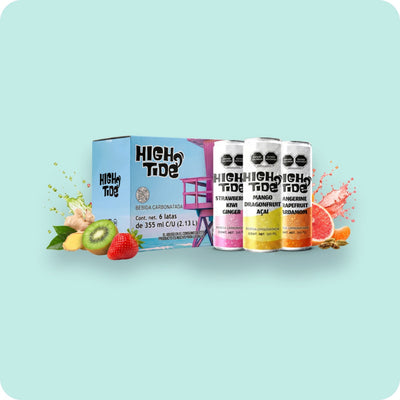 High Tide Caja Mixta 3 sabores 6x355 ml